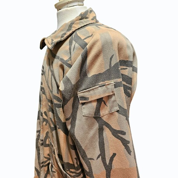Vtg. Camo Hunting Jacket Robert Hoague Sticks n Limbs 1988 Modern Camouflage USA - Picture 4 of 11